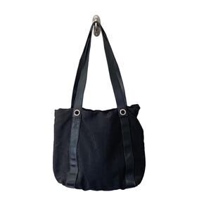 Bulgari Black Monogram Double Handle Tote